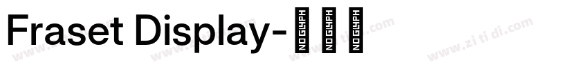 Fraset Display字体转换 Fraset Display字体转换